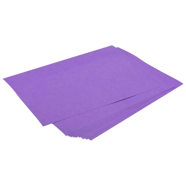 Cartulina Recortes Álbum Papel 11.7" x 16.5", 74 Lb/200 Gsm, Oscuro Morado 10uds