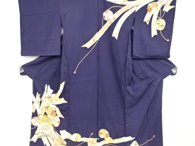 36360# Japanese Kimono / Karieba For Kimono / Embroidery / Noshi Pattern & F