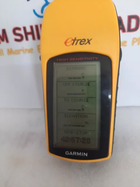 GPS GARMIN HAUTE SENSIBILITÉ Etrex en état de marche