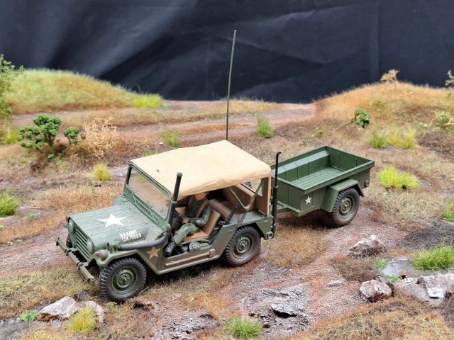 US FORD MUTT M151A1 + Trailer gebaut+gebrusht 1:35 EUR 10,99 - PicClick DE