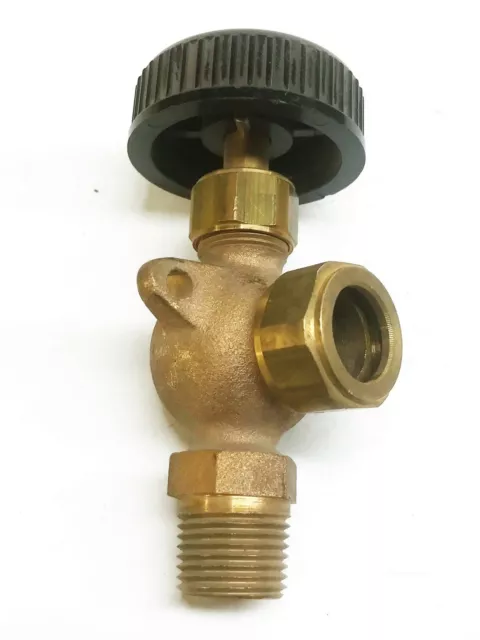 Consolidated Brass 5/8" Brass Water Shut Off Valve NOS