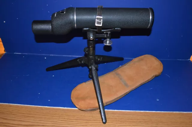 VINTAGE ARGUS SUPER GRADE 20x SPOTTING SCOPE WITH TRIPOD & CASE MADE IN USA VINTAGE ARGUS SUPER GRADE 20x SPOTTING SCOPE WITH TRIPOD & CASE MADE IN USA