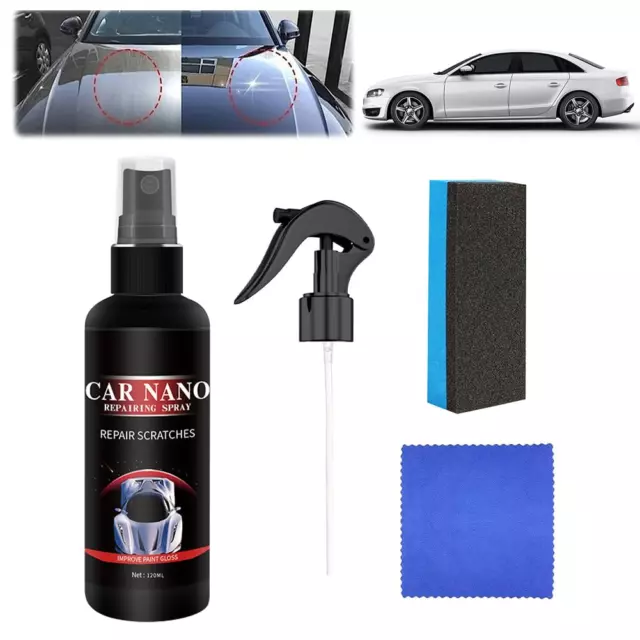 Spray per Riparazione Graffi Auto,Nano Ceramica Rivestimento Spray,Auto Rivestim