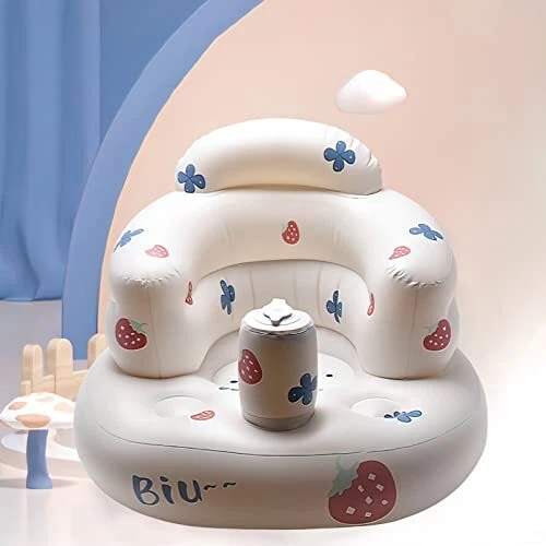 Amzone Baby Inflatable Seat for Babies 3-36 Months, Built in Air Pump Infant ...