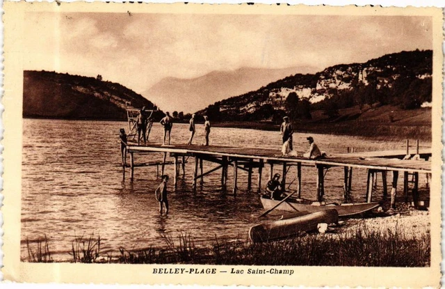 CPA Belley-Plage Lac Saint-Champ (244242)