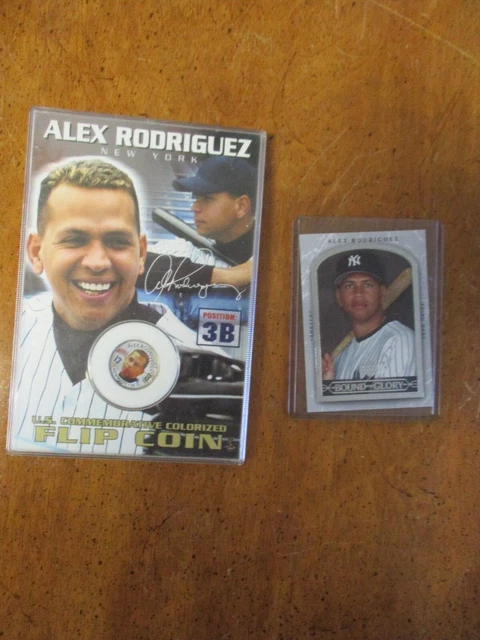 Derek Jeter & Alex Rodriguez Flip Coin New York Yankees + Alex Bound for Glory  