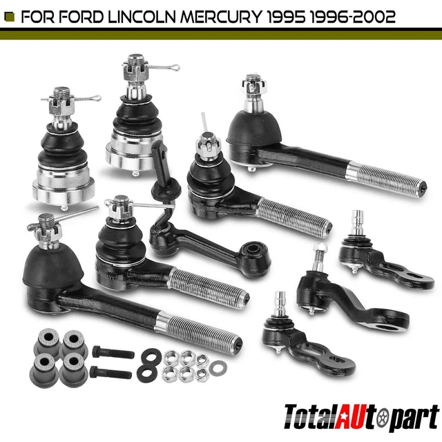 12x Control Arm Tie Rod End w/Ball Joint for Ford Crown Victoria 1995-2002 Front