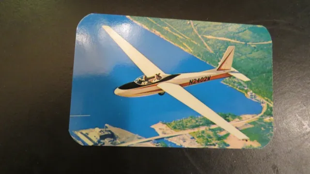 Schweizer 2-32 Glider over Oahu, Hawaii Advertising Card