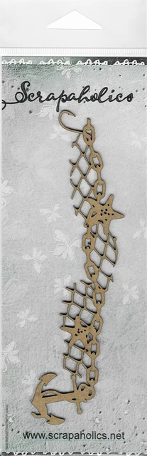 Chipboard de corte láser Scrapaholics mezcla de anclaje de 1,8 mm de espesor, 6""X1,5"" -S49217