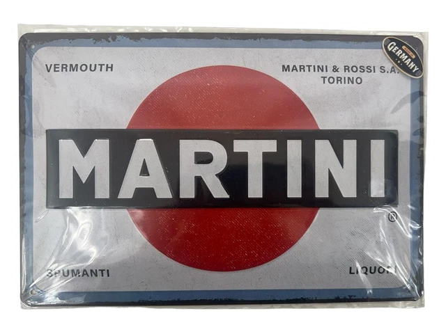 Targa Insegna Martini in Latta