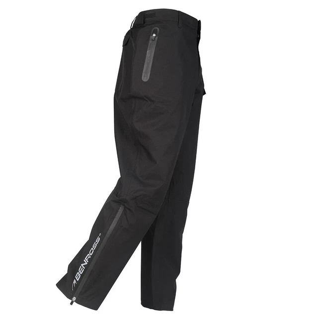 Benross Mens Waterproof Golf Trousers  Hydro Pro X Lightweight Breathable Black