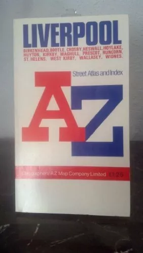 A to Z Street Atlas Liverpool by Geographers' A-Z Map Company Book The Cheap