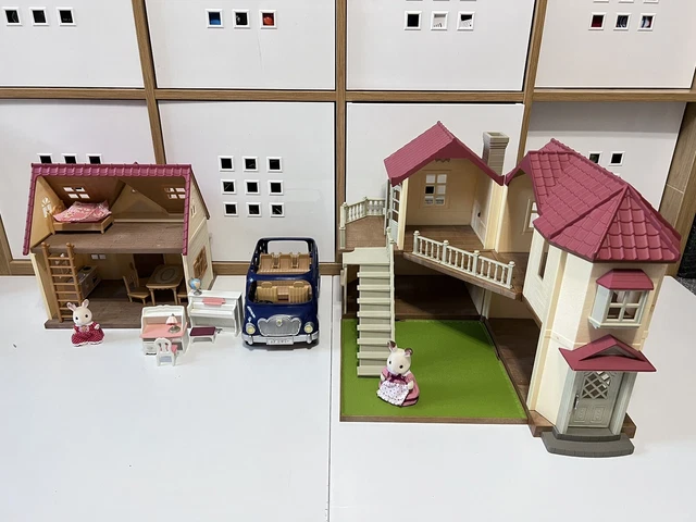 Sylvanian beechwood shop hall gift set