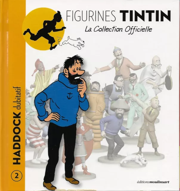 Figurine Résine N° 2 Collection Tintin + Passeport : Haddock Dubitatif