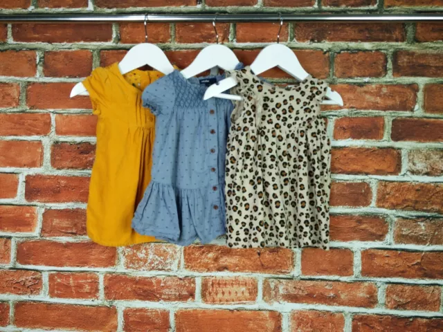 Girls Baby Bundle Age 3-6 Mths Mothercare Gap H&M Pretty Dress Set Corduroy 68Cm