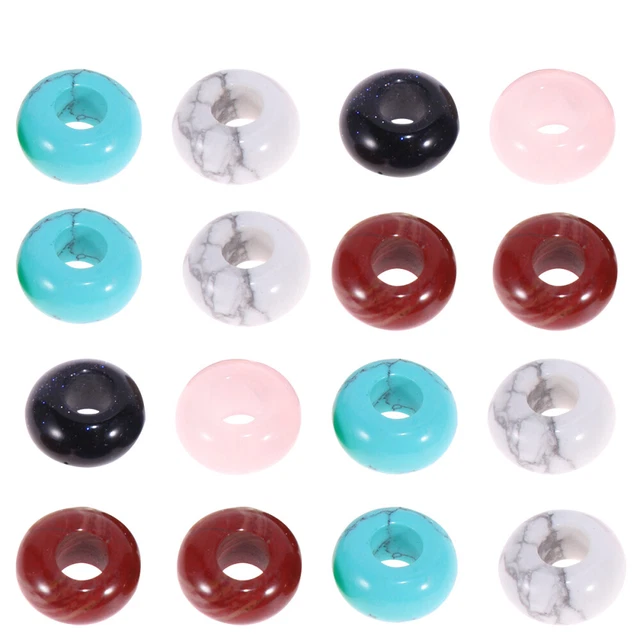 20pcs bracelets perlés Perles Jade Pierre Perles Pierres Précieuses Perles en