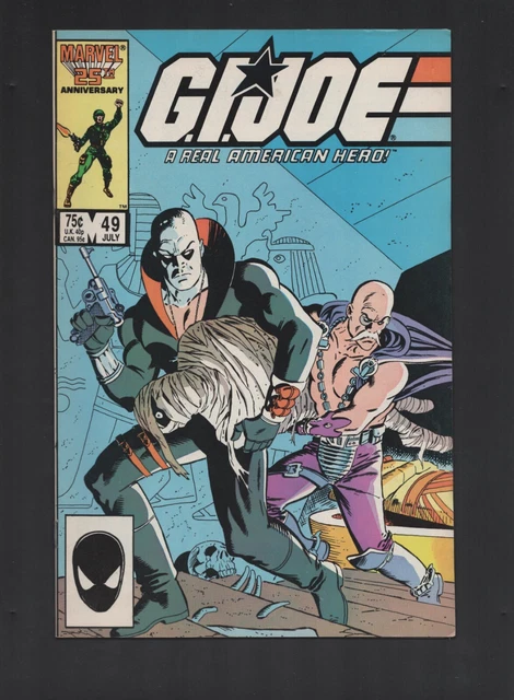 Marvel Comics G.I.Joe A Real American Hero JULY 1986 VOL#1 NO#49 Comic Comicbook