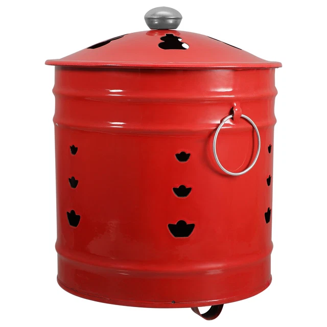 Enamel Burn Bucket Incinerator Barrels for outside Burning Paper Outdoor