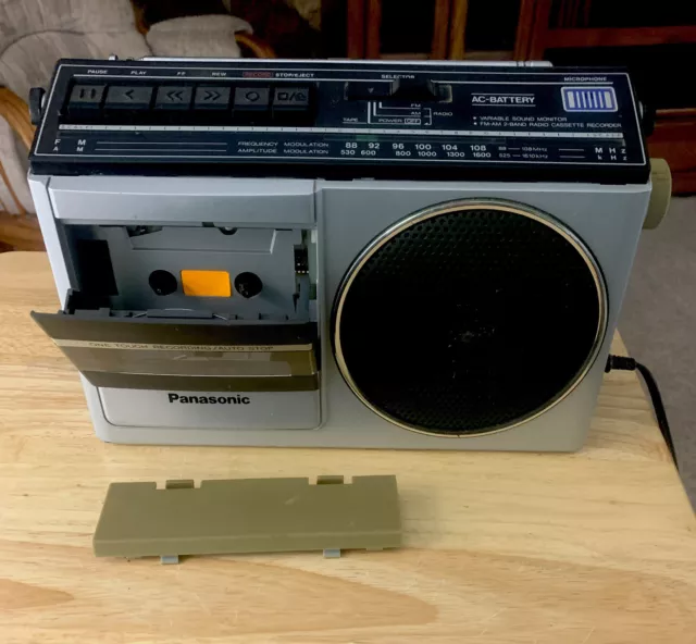 Panasonic RX-5150 Boombox, RX-1924 Portable Stereo Radio Cassette