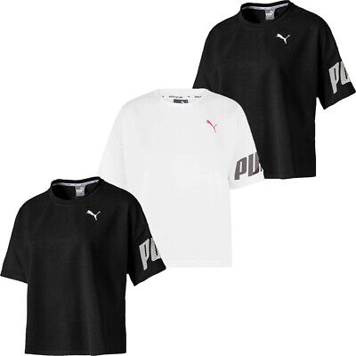 Puma Da Donna T Shirt T-Shirt Taglio moderno Manica corta Tee Shirts T-Shirt Taglia M L