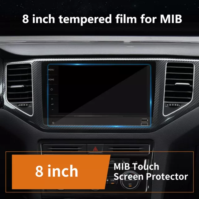 Tempered Glass Screen Protector Film For 8in Car Radio GPS Player Touch Screen