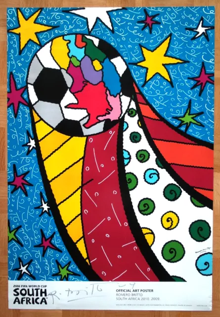 FIFA-WM | Romero Britto handsign. & num. Ex. 13!!! Selten!!!