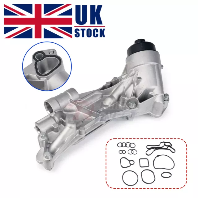 Oil Cooler Filter Housing Gaskets For Vauxhall Astra Vectra Zafira Insignia 1.8L