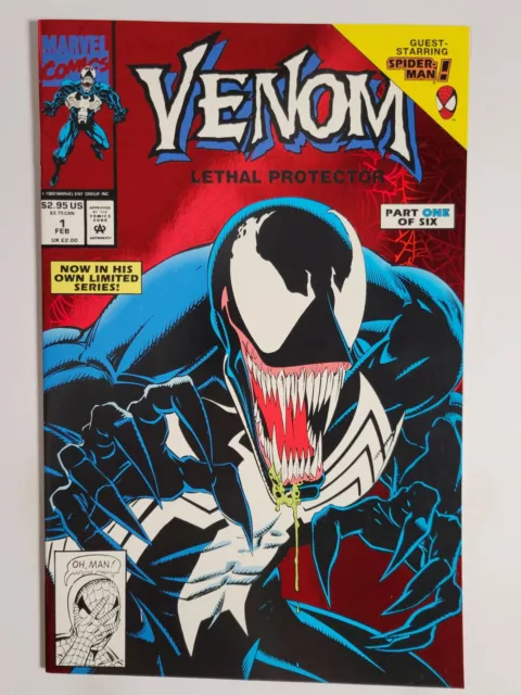 VENOM: LETHAL PROTECTOR #1 (NM) 1993 First solo series featuring Venom! MARVEL