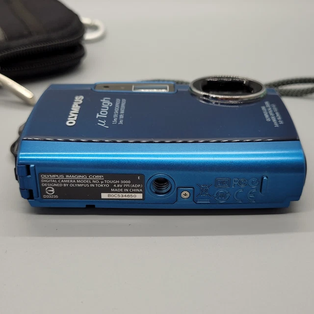 Olympus Mju Tough 3000 fotocamera digitale compatta subacquea testata blu 4