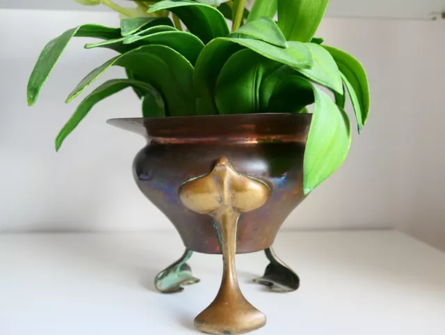 William Soutter Art Nouveau Planter - Cache Pot - Art Pot - Copper & Brass