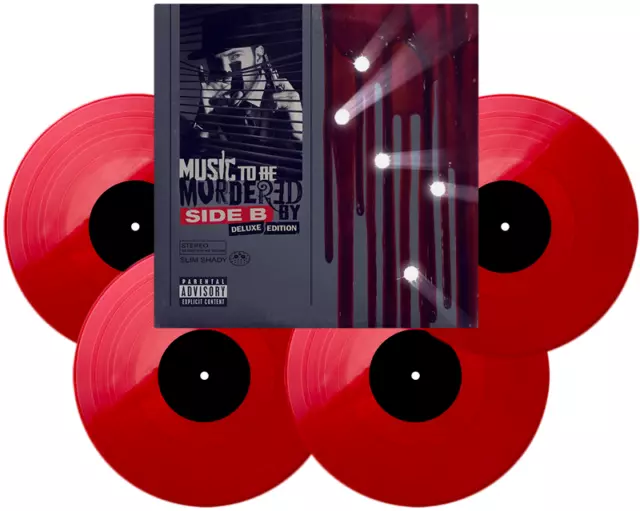 Eminem, Slim Shady Music To Be Murdered By (Side B) 4 x Red Vinyl Set Sealed