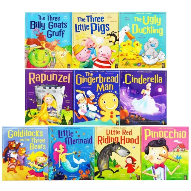 My First Fairytale Children Classics Picture Library 10 Books Collection Set