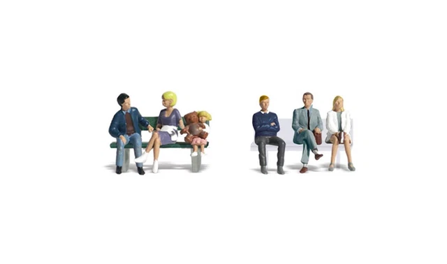 Woodland Scenics N Bus Stop People (US IMPORT)