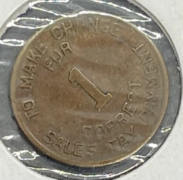 “ARIZONA STATE SALES TAX” Token 1 mil