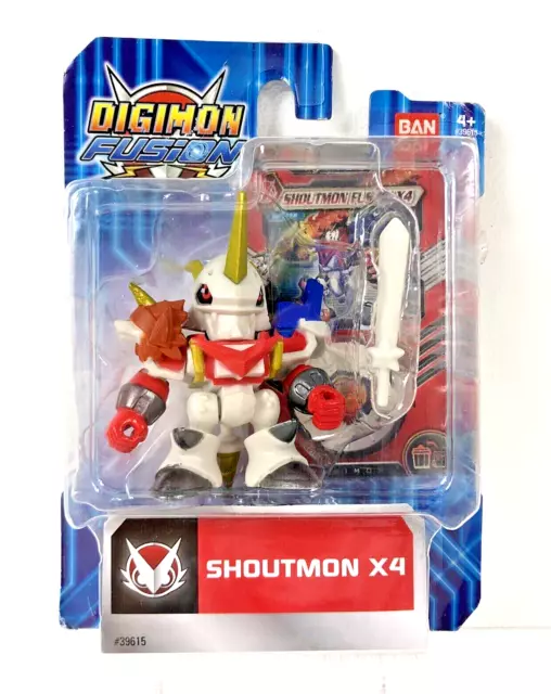 Digimon Fusion 3" Shoutmon X4 Action Figure NEW Rare