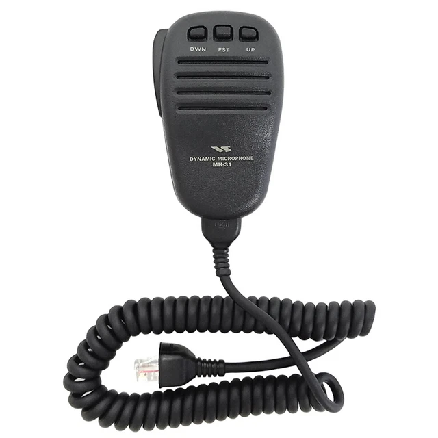 Microphone Haut-Parleur Pour Radio Yaesu - MH-31A8J 8 Broches - Compatible FT-857D, FT-891, FT-991, Etc. - 7