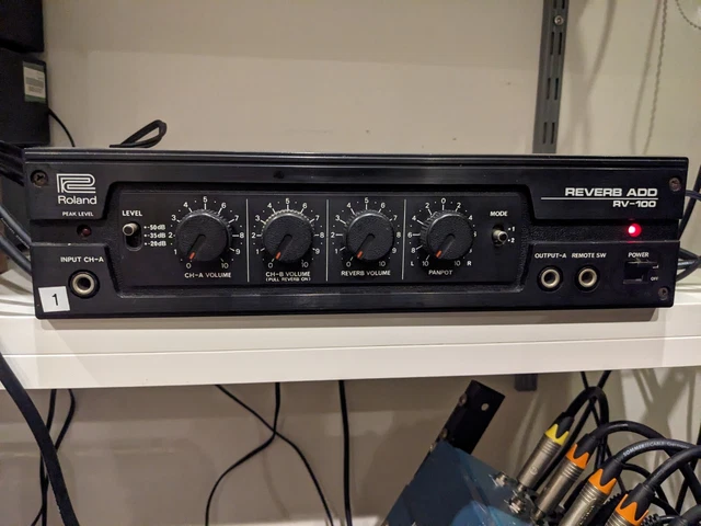ROLAND RV-100 - Add - Analogue Spring Reverb £300.00 - PicClick UK