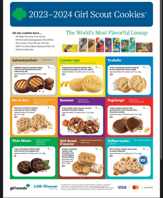 2024 Girl Scout Cookies - Lemon-ups - Little Brownie Bakers