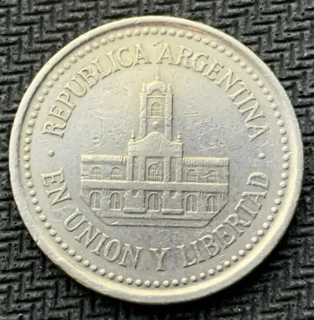 1994 Argentina 25 Centavos Coin XF    Better World Coin   #B1150