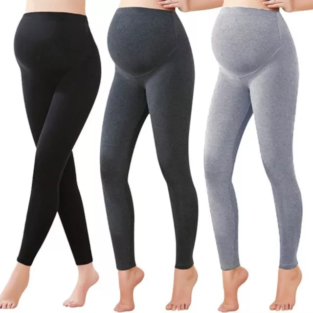 High Waist Pregnant Women Slim Leggings Pregnancy Yoga Pants Maternity Fabric