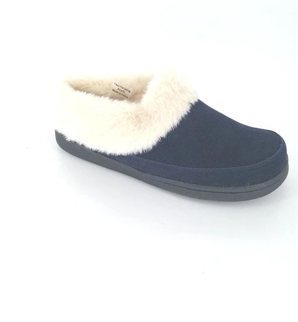 4199 Clarks Womens Faux Fur Clog Indoor Outdoor Navy Size 10 M US 4199 Clarks Womens Faux Fur Clog Indoor Outdoor Navy Size 10 M US