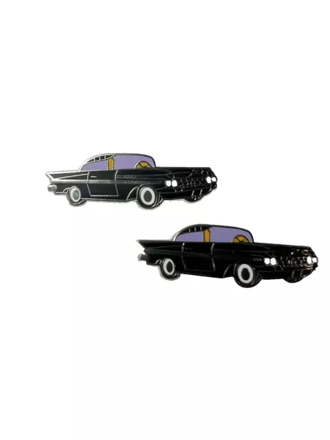 Custom Made Cufflinks Vintage Cars 1959 Chevrolet Chevelle Chevy Coupe Purple