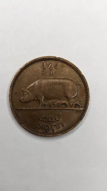 [🇮🇪Ireland] - 1/2 Pingin (1941) Coin