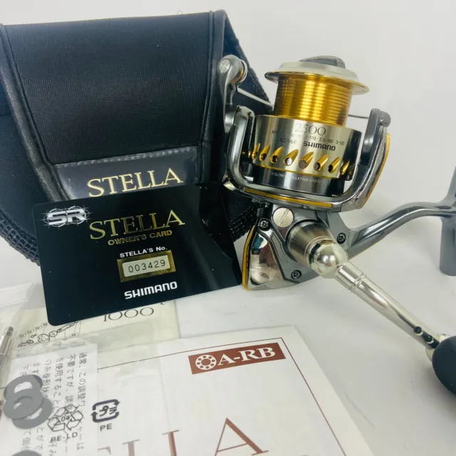 SHIMANO 04 STELLA 2500 Used Very Good Condition Owner's card set
