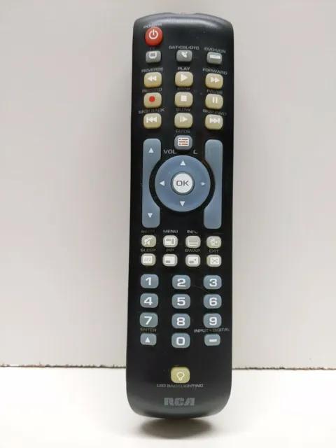 RCA RCRN03BR 3-Device Backlit Universal Remote - IR tested and works.