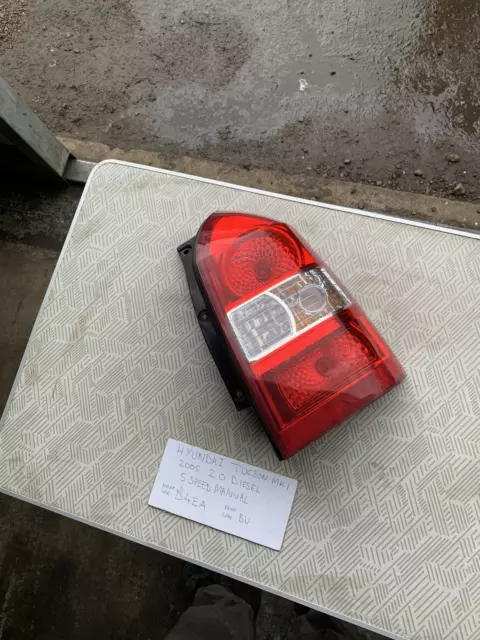 Hyundai Tucson Mk1 2005 2.0 Diesel D4EA Off Side Bremsleuchte Lampe