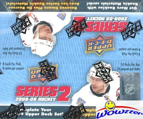 2008/09 Upper Deck Series 2 Hockey MASSIVE 24 Pack Sealed Retail Box-192 Cards