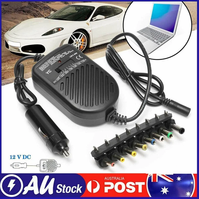 Universal 80W Car Auto Charger Power Supply Adapter For Laptop Notebook + 8 Tip