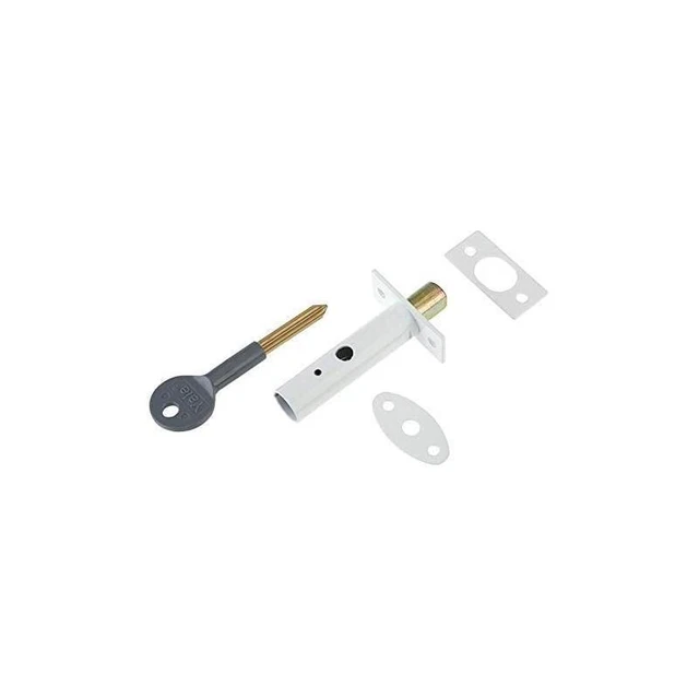 Yale Door Security Bolt Lock White Brass Chrome
