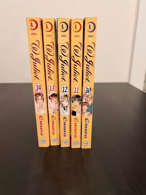 W Juliet! Manga Volumes 10-14 by Emura English Shojo Romance Viz Media